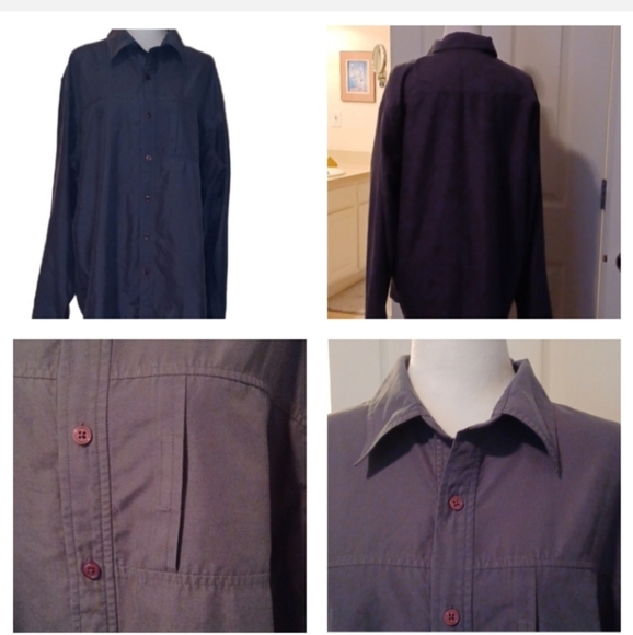 🍭💫Mexx Men's  Gray Button Down Shirt - Picture 1 of 13
